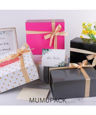 5 Packs grey Gift Box 8x7x3.3 Inches Small Gift Boxes with Lids and Magnetic Closure Collapsible Gift Boxes with Card and Ribbon for Presents Men Gift Wedding Male Birthday Graduation Merry Christmas 8x7x3.3 Inch(5 Packs) Grey - Buy Online on GoSupps.com