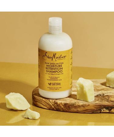 SheaMoisture Raw Shea Butter Shampoo 13 oz - Hydrating Shampoo for Dry, Damaged, or Transitioning Hair (2 pack - 13 Fl Oz each) - Buy Online on GoSupps.com