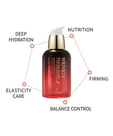 The Skin House Wrinkle Supreme Serum 1.69 fl.oz - Ginseng Firming & Lifting Serum | Korean Skincare 1.7 Fl Oz - Buy Online on GoSupps.com