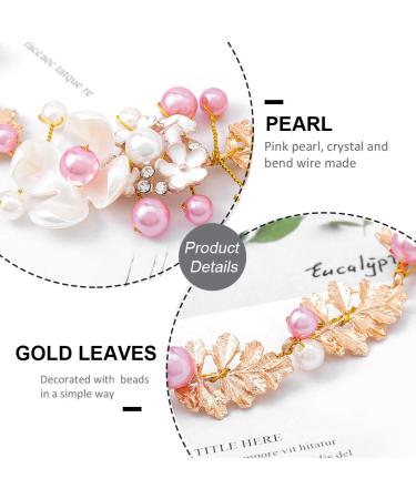 Iyou Flower Girl Headband - Gold Princess Headdress for Weddings Communions Birthdays & Parties | Tiara Hairdress for Girls - Buy Online on GoSupps.com