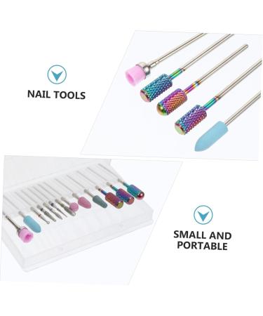 Housoutil 1 Nail Drill Set Manicure Tools Ceramic Nail File Diamond Drill Nail Art Tool Rotary Cleaning Tools Nail Tools for Nail Art Nail Drill File Bit Corundum Polisher Accessories - Buy Online on GoSupps.com