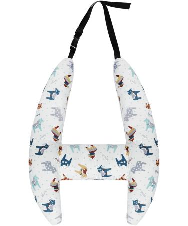 XGOPTS Kids Travel Pillow - Soft Headrest for Car Seats, Airplanes, Trains, and Strollers - Buy Online on GoSupps.com