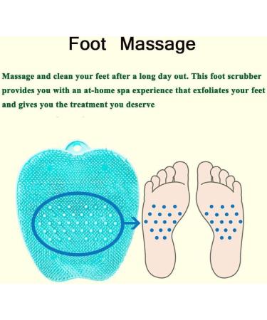 Joebo Foot Scrubber for Shower Non-Slip Suction Cups & Soft Bristles for Improved Blood Circulation - 1 Pack - Buy Online on GoSupps.com