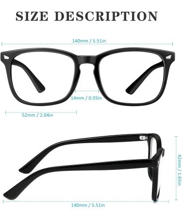 Blue Light Glasses for Men & Women | Blue Light Blocking Computer Reading & Gaming Glasses D311 - Buy Online on GoSupps.com