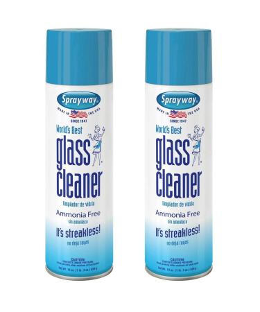 Sprayway, Glass Cleaner, 19 Oz Cans, Pack of 2