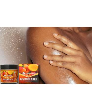 VITALSKINOIL Mango Butter Raw for skin body and hair moisturizer 100% Natural unrefined and Organic 7.05 oz - Buy Online on GoSupps.com
