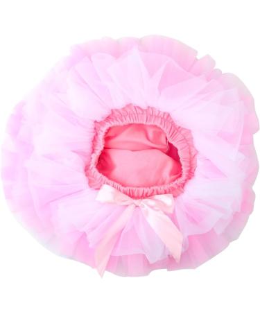 HOOLCHEAN Baby Girls Fluffy Tutu Skirt with Diaper Cover Bloomer (1-2 Years) - Pink White - Buy Online on GoSupps.com