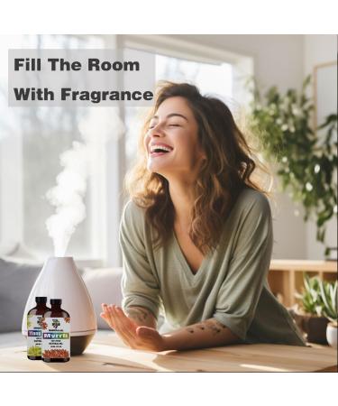 GV77ZF Essential Oil Two 4 Fl Oz (120Ml) Set - Pure Natural Peach Oil and Jasmine Essential Oil for Diffuser Humidifier Skin Care Home Fragrance Bath Hair Care Cleansing Massage Yoga DIY So - Buy Online on GoSupps.com