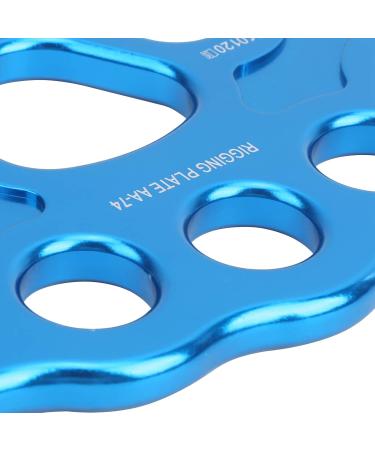VGEBY 45KN Rigging Plate - 8-Hole Aluminum-Magnesium Alloy Multi Anchor Connector for Rock Climbing & Outdoor Activities - International Shipping Available - Buy Online on GoSupps.com