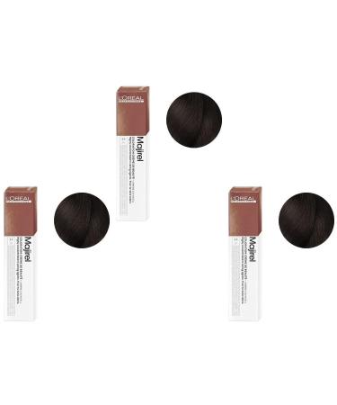 L'Oréal Professionnel Majirel (Majirel 4.35 Golden Mahogany Brown, pack of 3 (3 x 50ml))