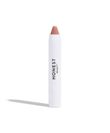 Honest Beauty Lip Crayon-Demi-Matte  Blossom | Lightweight  High-Impact Color with Jojoba Oil & Shea Butter | Paraben Free  Silicone Free  Dermatologist Tested  Cruelty Free | 0.105 oz.