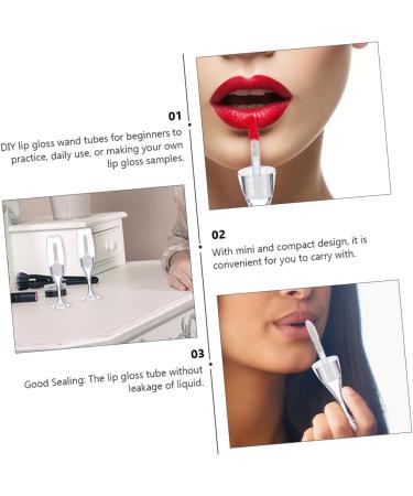  Ipetboom Ipetboom 10-Pack Refillable Mini Wine Glass Shaped Lip Gloss Bottles Sealed for Travel - Buy Online on GoSupps.com