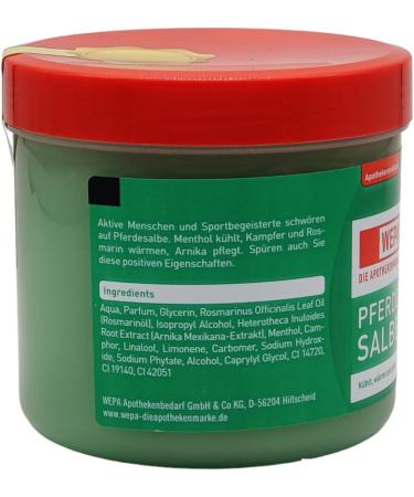 Pharma Pearl Wepa Horse Ointment 3x500ml - Cooling & Warming Muscle Relief | Sore Muscles Skin Care | Spar-Set Plus Gift - Buy Online on GoSupps.com