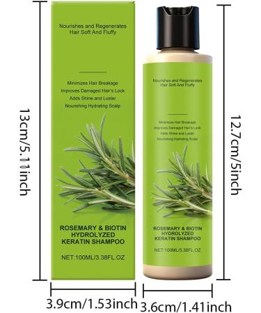 Generisch Rosemary hair growth shampoo for women and men organic hair growth shampoo with hydrolyzed keratin anti-hair loss repairing and nourishing scalp treatment - Buy Online on GoSupps.com