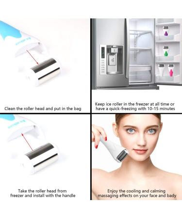 Handheld Ice Roller for Face Massage - Cold Compress Anti-Aging Beauty Tool for Wrinkle Prevention and Skin Firming (Purple) - Buy Online on GoSupps.com