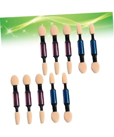 Mikinona Make Eye Shadow Brush 10pcs Women Makeup Brush Cosmetics Eye Shadow Brush Double Head Applicator Miss Blending Brush - Buy Online on GoSupps.com