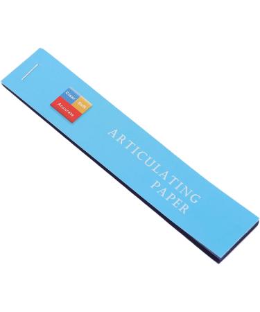 Buy Articulation Paper for Orthodontics - Thin Blue Dental Care Strips | 10 Copies Safe for Labs - Buy Online on GoSupps.com