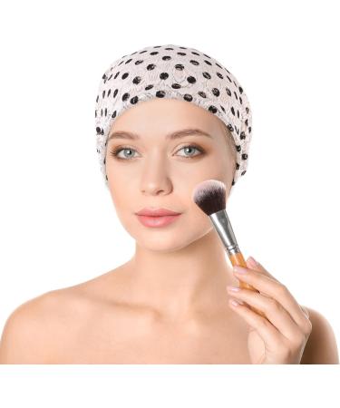 Pretyzoom Chemo Hat for Women | Cotton Night Cap & Hair Turban | Comfortable Sleep Headgear for Hair Loss (Black & Beige 29x27 cm) - Buy Online on GoSupps.com