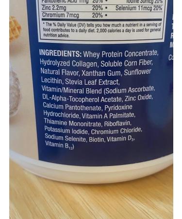Pure Protein All-In-One Powder Vanilla - Whey & Collagen High Fiber Vitamins No Added Sugar Non-GMO Gluten-Free 1.25lb - Buy Online on GoSupps.com