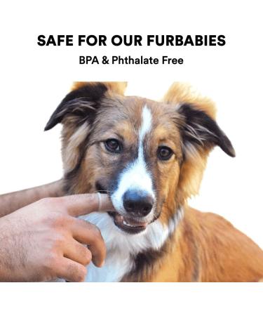 Jasper 360 Finger Toothbrush Kit for Pets - Full Surround Bristles, Dental Care for Puppies, Cats - Blue 2-Pack - Buy Online on GoSupps.com