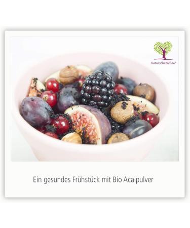 Buy Organic Acai Powder - Certified Organic Superfood (DE- KO-022) | 100g Pack | International Shipping - Buy Online on GoSupps.com