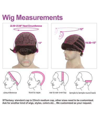 Fleurapance Men's Short Grey Wig | Natural Look Synthetic Fiber Wig for Daily Wear - International Shipping Available - Buy Online on GoSupps.com