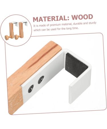 Healeved 2pcs Door Hook Coat Rack Wardrobe Rack Heavy Duty Robe Hook Bedroom Hooks Japanese-Style Hangers 7.50X6.00X2.00CM White - Buy Online on GoSupps.com