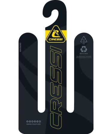 Cressi Lipari Slippers - Unisex Beach & Pool Footwear for Adults & Children - Size 38 EU Black/Silver - Buy Online on GoSupps.com