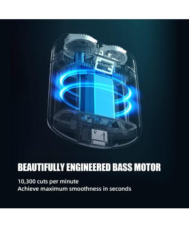 Compact Rotary Shaver for Men | Portable Electric Razor - Waterproof Cordless & Ideal for Sensitive Skin - Perfect Gift for Teens - Buy Online on GoSupps.com