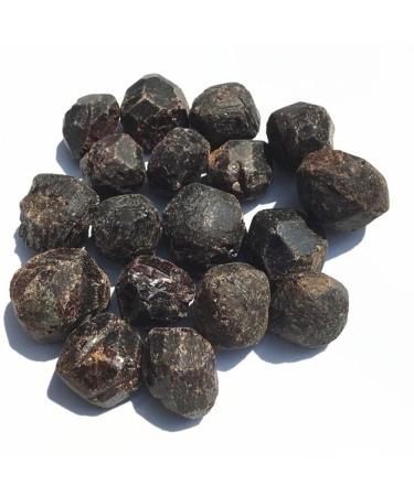 Natural Crystal Natural Rough Garnet Crystal Stone Raw Semiprecious Tumbled Stone (Size : 200g)
