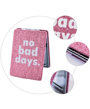 1pc Pu Folding Double-sided Mirror Pocket Mirror for Girl Small Make up Mirror Daily Vanity Mirror Double Side Mirror Girls Purses Makeup Mirror Travel Folding Mirror Simple Metal - Buy Online on GoSupps.com