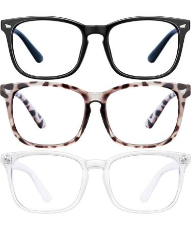 LC Eyewear Computer Glasses - Blue Light Glasses - Blue Light Glasses - Screen Protector - Unisex - 3 Pack combo
