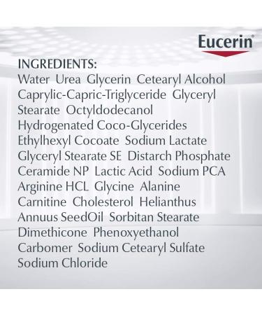 Eucerin Roughness Relief Cream 16 oz - Fragrance Free | Intensive Moisturizer for Dry Skin - Buy Online on GoSupps.com