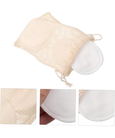 FOMIYES 1 Set Cleansing Pad Reusable Rounds for Face Skincare Cleaning Cotton Eye Makeup Remover Pad Cosmetic Sponge Makeup Sponge Makeup Remover Puff White Chest Pad Make up - Buy Online on GoSupps.com