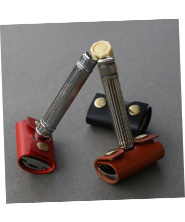 Beavorty Men's Razor Set - 2-Piece Safety Razor with Leather Travel Case | Premium Razor Protection & Travel Accessories - Buy Online on GoSupps.com