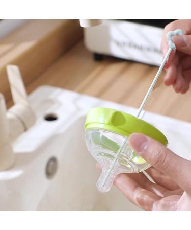 Straw Brush - Flower Multifunctional Cleaner Straw Cleaner Brush Extra Long Straw Cleaner Drinking Straw Cleaning Brush for Sippy Cup Water Bottle Azure - Buy Online on GoSupps.com
