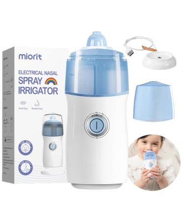 Electric Nasal Spray Irrigator Nasal Irrigation System for Kids with Automatic Waste Collection Function to Relieve Runny Nosestuffiness and Itching in The Nasal Sinuses