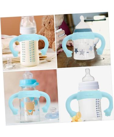 Abaodam 2pcs Bottle Handle Newborn Bottle Grip Handle Bottle Grip Bottle Grip Bottle Accessories Feeding Bottle Milk Bottle 14.00X5.00X5.00CM Sky-blue - Buy Online on GoSupps.com