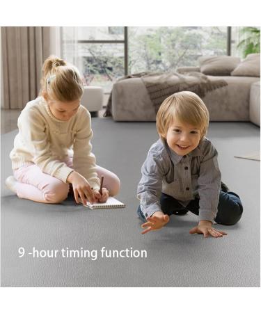 Large Electric Heating Carpet 60x190cm - Carbon Crystal Under Desk Mat for Office & Home - Winter Foot Warmers - Buy Online on GoSupps.com
