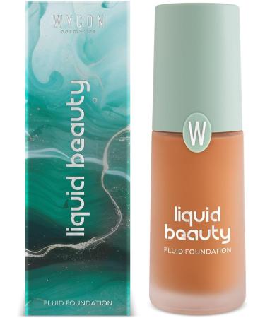 WYCON Cosmetics LIQUID BEAUTY Satin Liquid Foundation Ingrown Dark Circles Concealer with Natural Coverage - 11 LIGHT CARAMEL - Buy Online on GoSupps.com