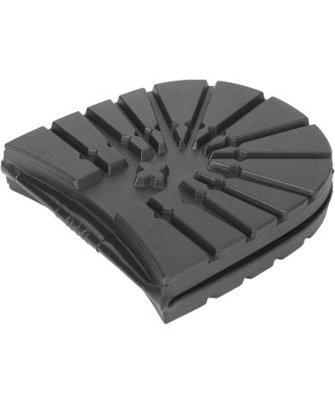 Zerodis Soft Rubber Half Sole and Heels - Anti-Slip DIY Shoe Repair Accessories for Sports & Leather Shoes - Black Forefoot - Buy Online on GoSupps.com