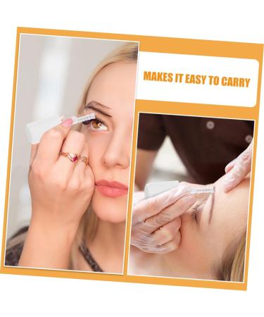 IWOWHERO 2pcs Eyelash Raincoat Essence Mascara Gels Clear Rain Coat Tubular Mascara Transparent Plastic - Buy Online on GoSupps.com