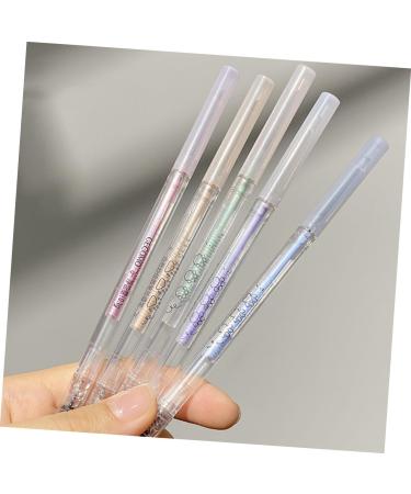 Gogogmee 5pcs Brow Pencils with Brush Brown Eyebrow Pencil Hair Double Bun Eyebrow Makeup Pencils Plastic - Buy Online on GoSupps.com