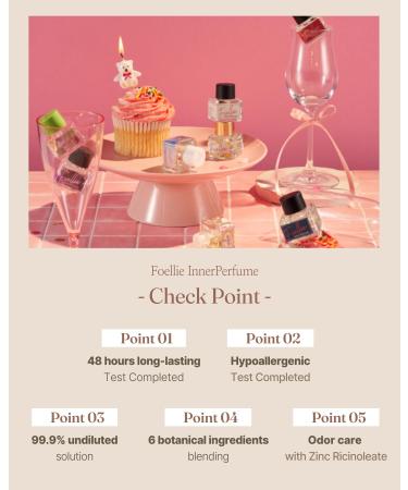  Foellie eau de bebe - Feminine Inner Beauty Perfume (for Underwear) Soft Red Musk Scents Fragrance 5ml(0.169 fl oz) - Buy Online on GoSupps.com