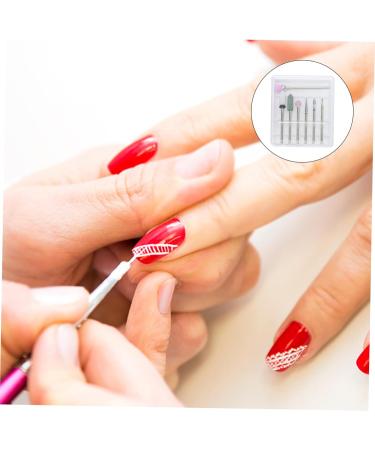 Beavorty 1 Set grinding head steel manicure drill bits nail art drill kit nail polishing tool nail drill bits nail drill kit acrylic to rotate Tungsten steel pedicure file round head - Buy Online on GoSupps.com