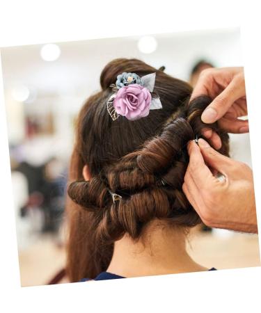 FRCOLOR 1pc Hair Insert Combs Bridal Hair Decoration Flower Wedding Hair Bridal Side Comb Japanese Hair Clip Rose Hair Clip cloth flower hair clips flower combs bride flowers manual - Buy Online on GoSupps.com