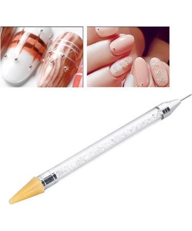 Rhinestone Painting Pen Comfortable Grip Professional Double Headed Lightweight Rhinestone Drill Pen for Nail Shop for Craft - Buy Online on GoSupps.com