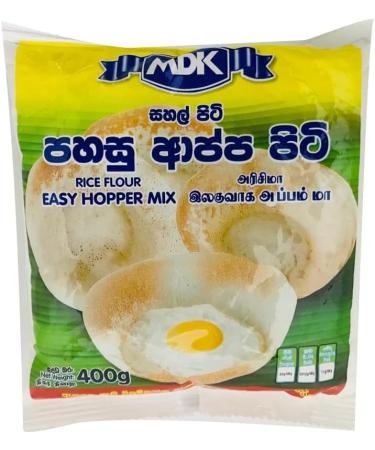 Seelans MDK Easy Hopper Flour | 400G | Hopper Mix | Flour | Rice Flour | 100% Row Rice | Idiyappam Flour | SriLankan Origin (Pack of 2) - Buy Online on GoSupps.com
