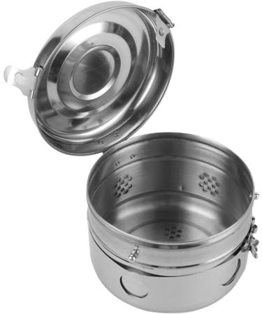 Folpus Stainless Steel Storage Tank - Robust Rack Box with Lid for Reagent Bottles | International Shipping Available - Buy Online on GoSupps.com