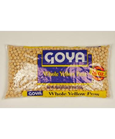 Goya Whole Yellow Peas 16 oz - Arvejas Amarillas (4 16oz packs) 1 Pound (Pack of 4) - Buy Online on GoSupps.com